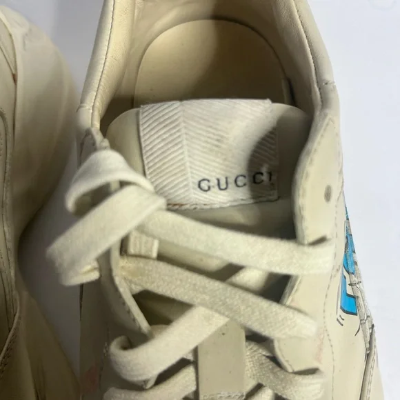 Gucci Disney  Leather Sneakers - Picture 6 of 16